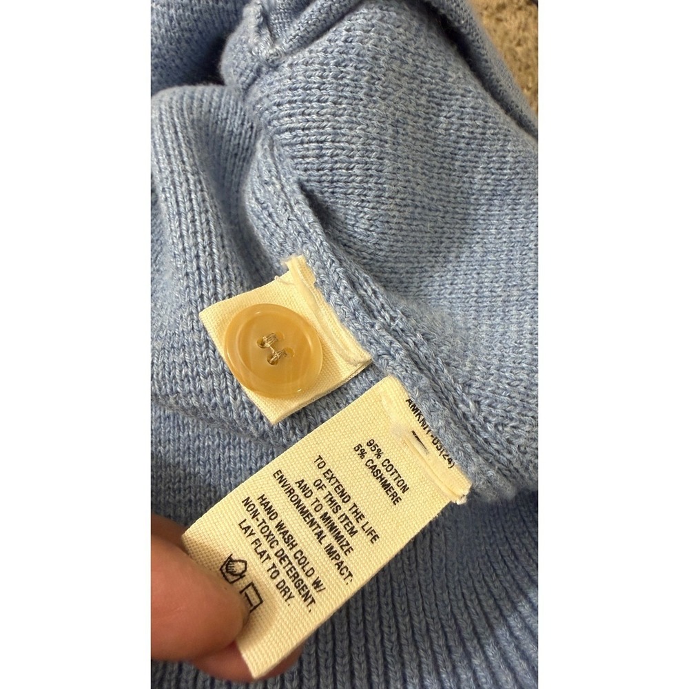 Alex Mill Provence Sweater Jacket Dolly Blue Button Size M NWOT Pristine - Picture 14 of 14